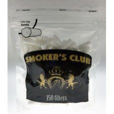 Smoker’s Club 6mm濾嘴 - 150粒 Smoker’s Club 6mm濾嘴 - 150粒